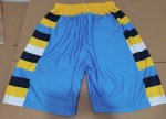 NBA Denver Nuggets shorts bleu jaune imprimé